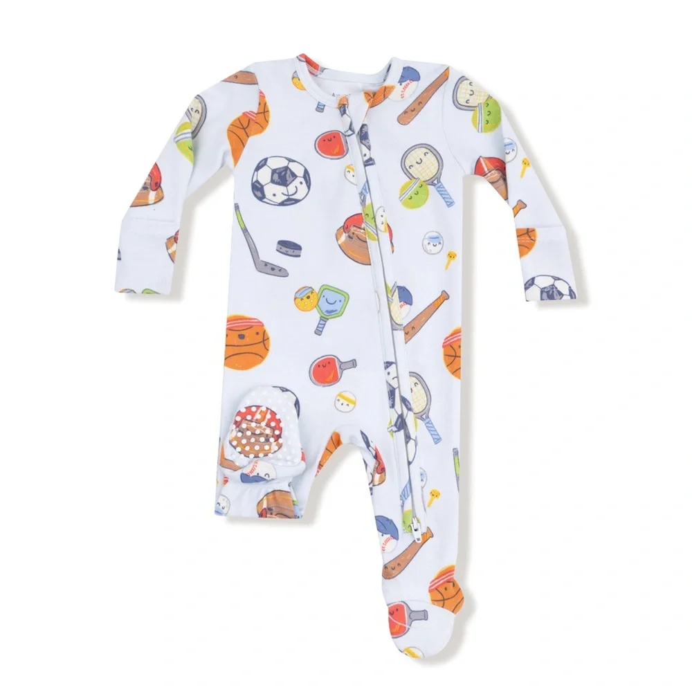Angel Dear Sports Ball Friends Footie Newborn 0-3 6-9 months